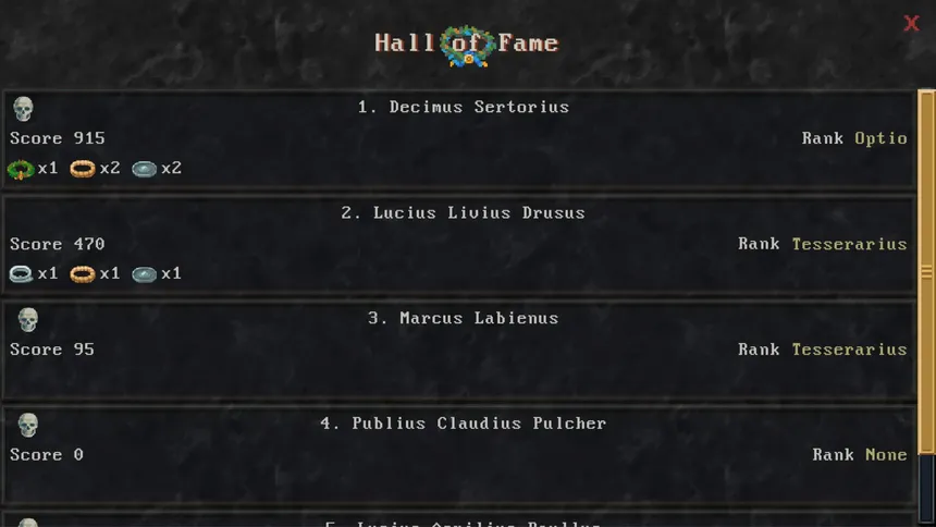 Скриншот 4 к игре A Legionary's Life