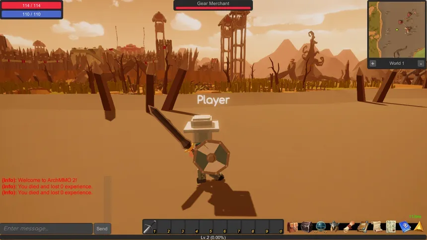 Скриншот 4 к игре ArchMMO 2
