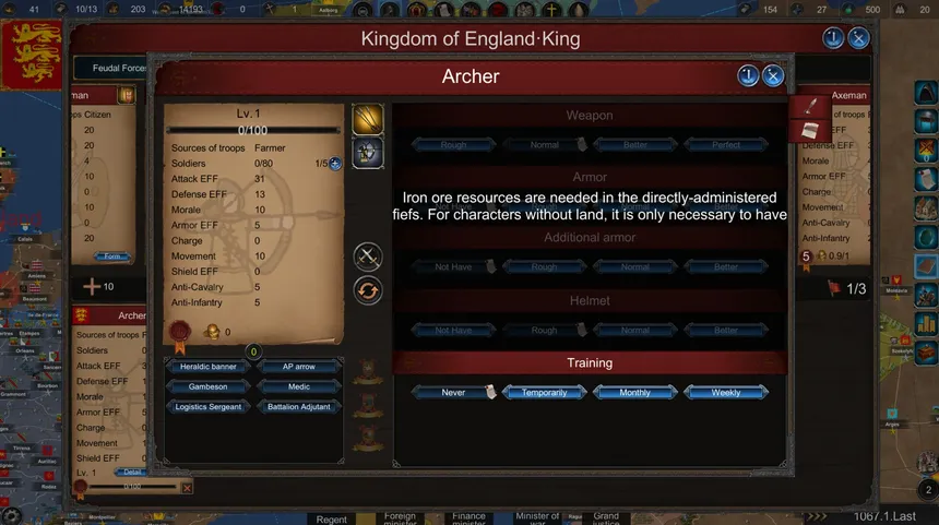 Скриншот 4 к игре 中世纪君主 Medieval Monarch