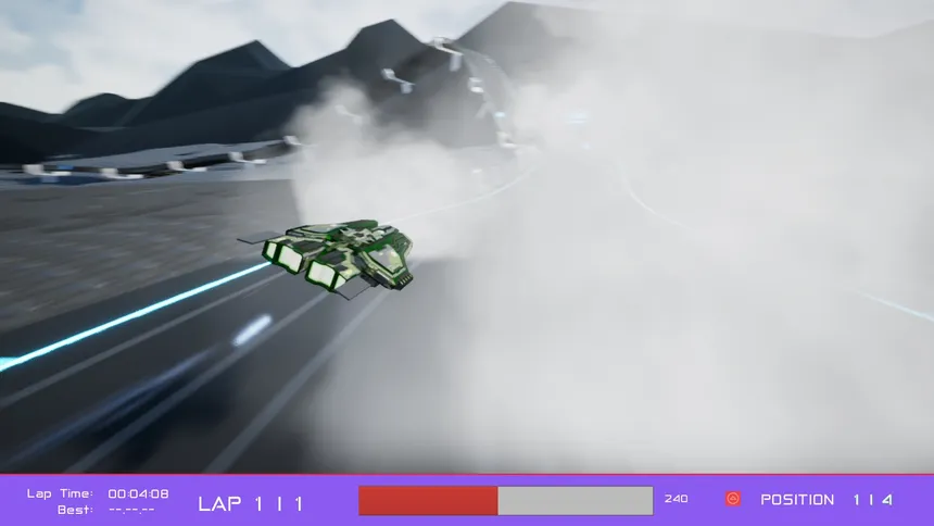 Скриншот 1 к игре Deep Race: Space