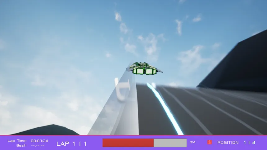 Скриншот 2 к игре Deep Race: Space