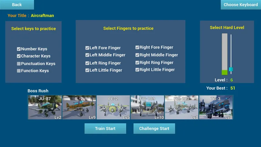 Скриншот 8 к игре 打击者打字游戏集（Striker A Type Game Pack）