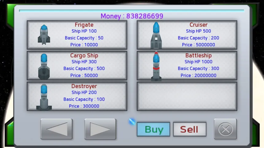 Скриншот 2 к игре Space Trade Fleet 1.5