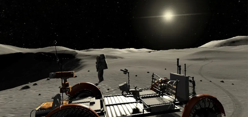 Скриншот 2 к игре Apollo 17 - Moonbuggy VR