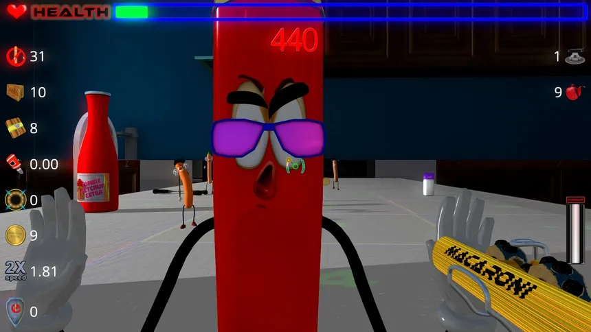 Скриншот 1 к игре Die, zombie sausage, die!