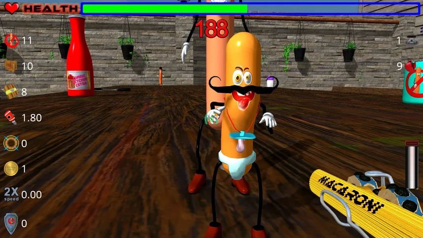Скриншот 4 к игре Die, zombie sausage, die!