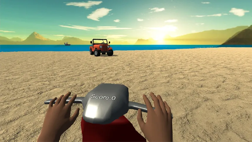 Скриншот 1 к игре Scooter Delivery VR
