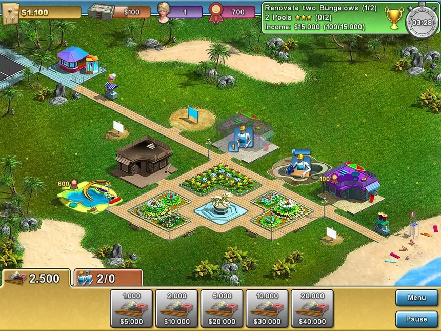 Скриншот 1 к игре Summer Resort Mogul