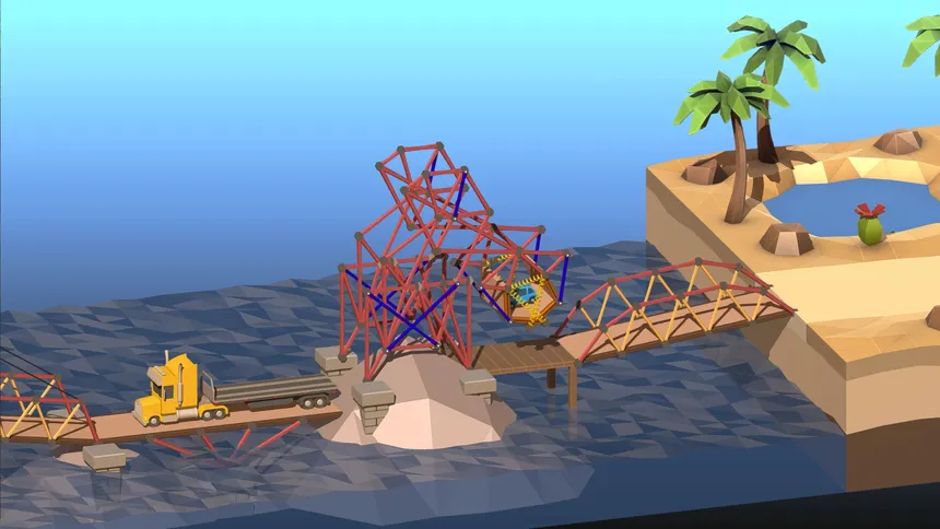 Скриншот 4 к игре Poly Bridge 2