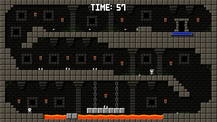 Скриншот 1 к игре Castle Of Pixel Skulls