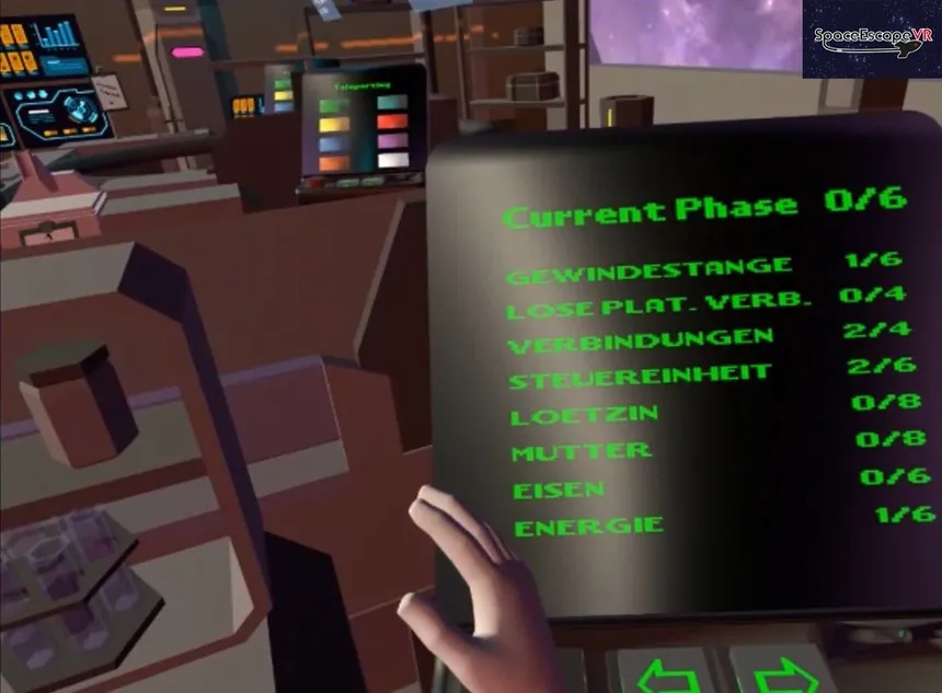 Скриншот 6 к игре SpaceEscapeVR