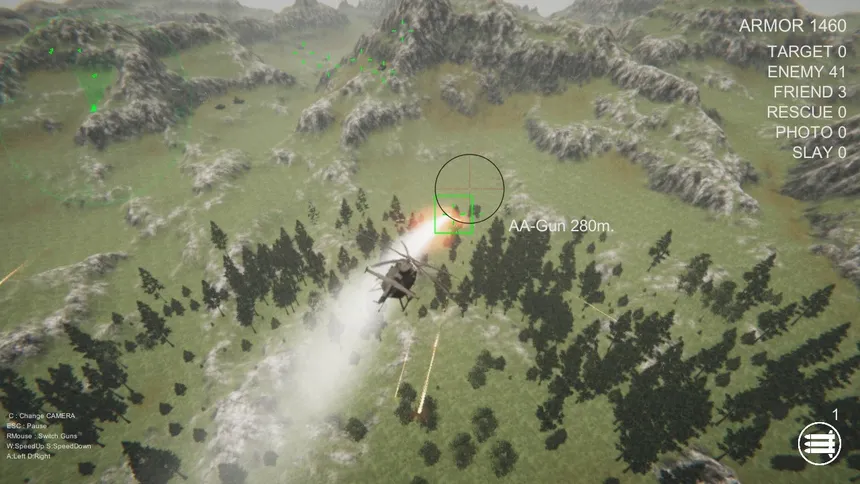Скриншот 3 к игре Gunship Recon