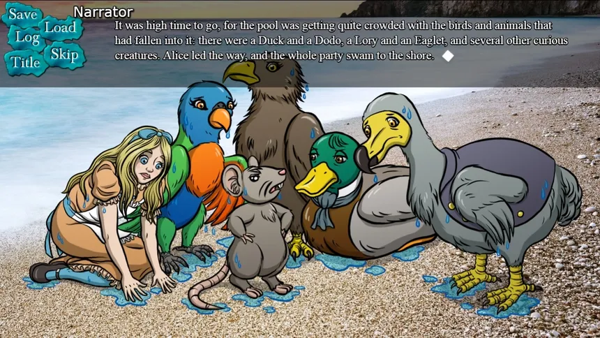 Скриншот 2 к игре BRG's Alice in Wonderland Visual Novel