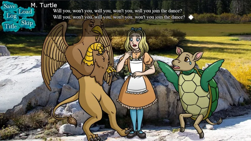 Скриншот 4 к игре BRG's Alice in Wonderland Visual Novel