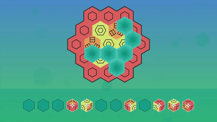Скриншот 2 к игре Aurora Hex - Pattern Puzzles