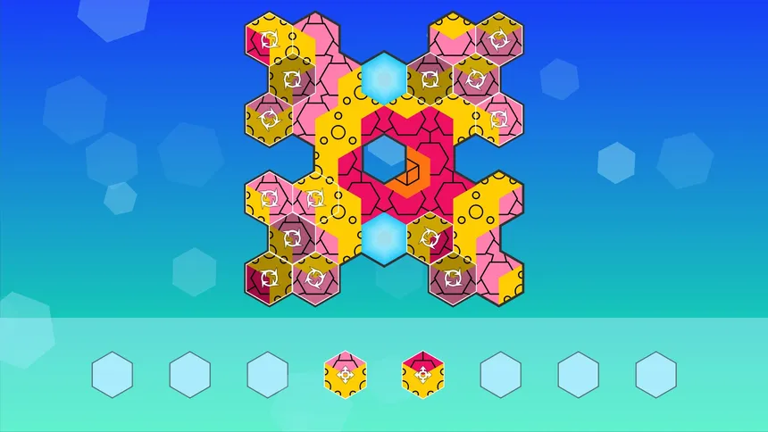 Скриншот 4 к игре Aurora Hex - Pattern Puzzles