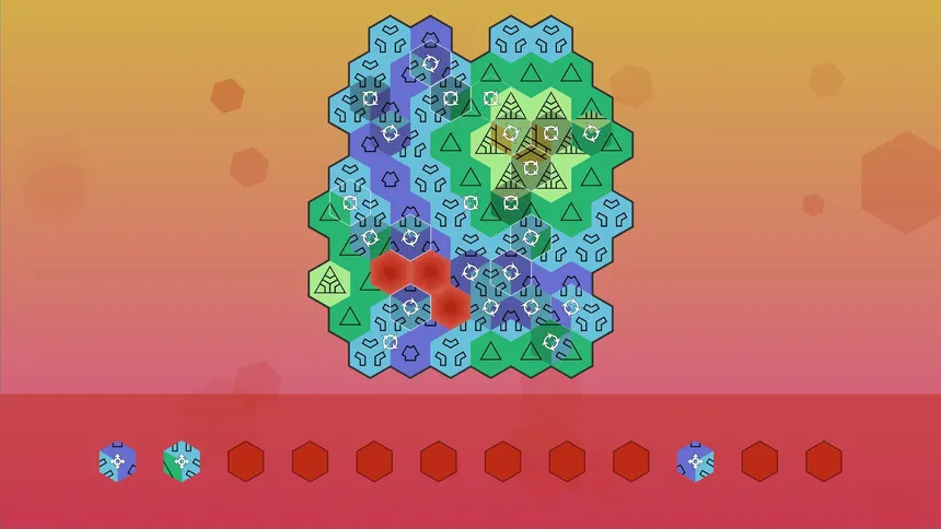 Скриншот 5 к игре Aurora Hex - Pattern Puzzles