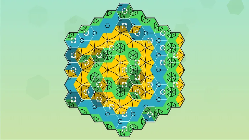 Скриншот 6 к игре Aurora Hex - Pattern Puzzles