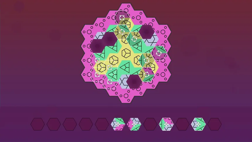 Скриншот 8 к игре Aurora Hex - Pattern Puzzles