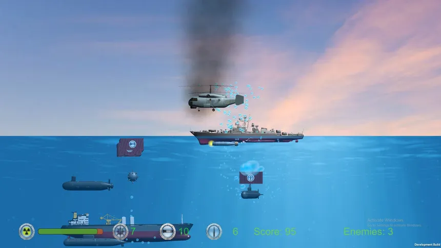 Скриншот 1 к игре Submarine Attack!