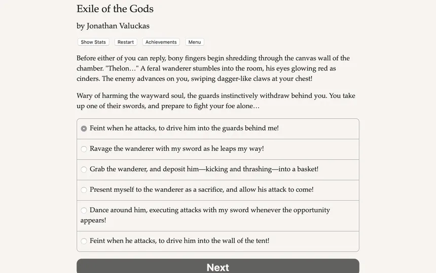 Скриншот 1 к игре Exile of the Gods