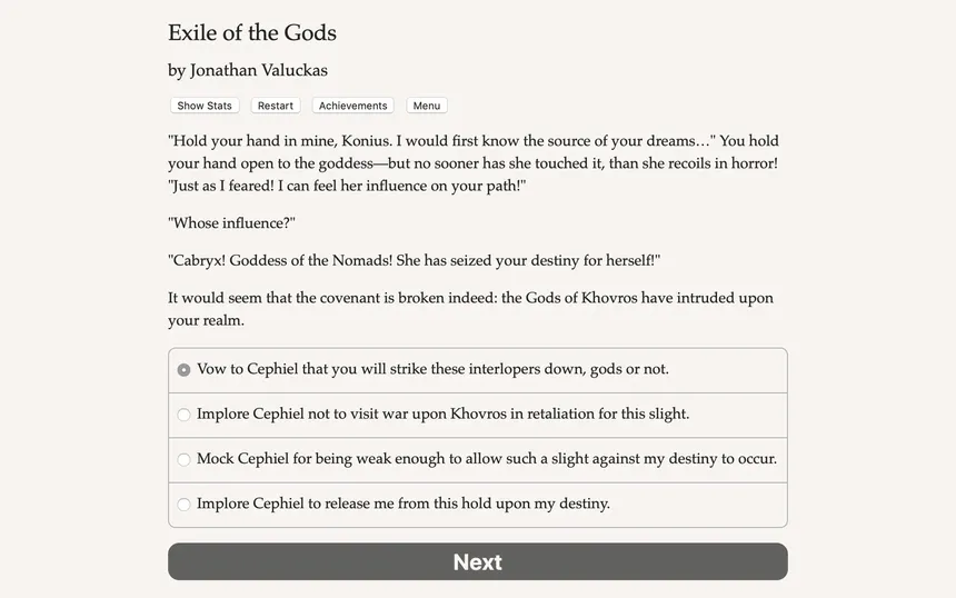 Скриншот 5 к игре Exile of the Gods