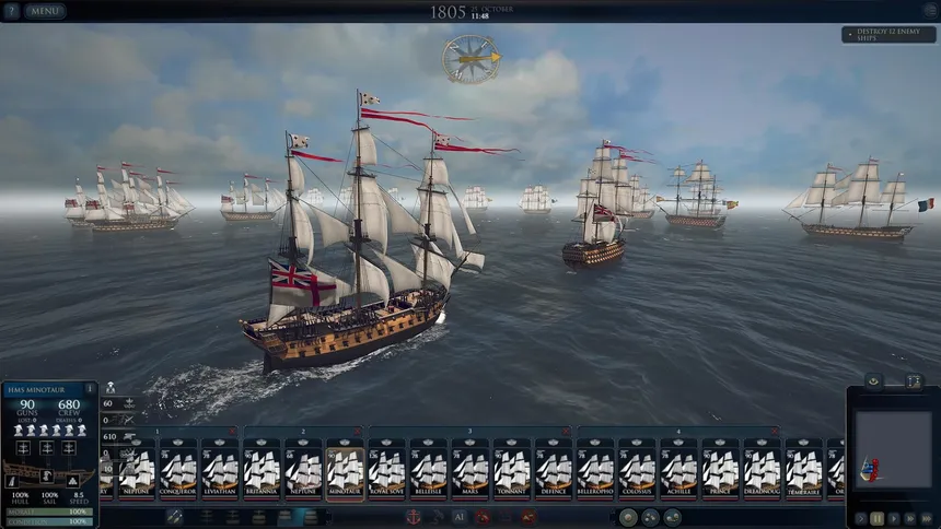 Скриншот 1 к игре Ultimate Admiral: Age of Sail