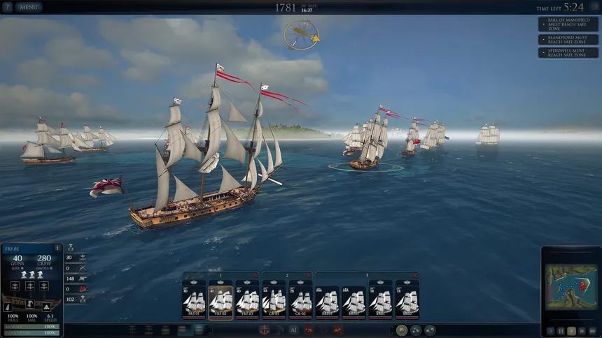Скриншот 7 к игре Ultimate Admiral: Age of Sail