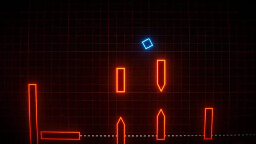Скриншот 2 к игре Q - A Neon Platformer