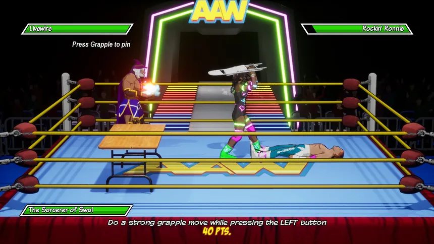 Скриншот 4 к игре Action Arcade Wrestling