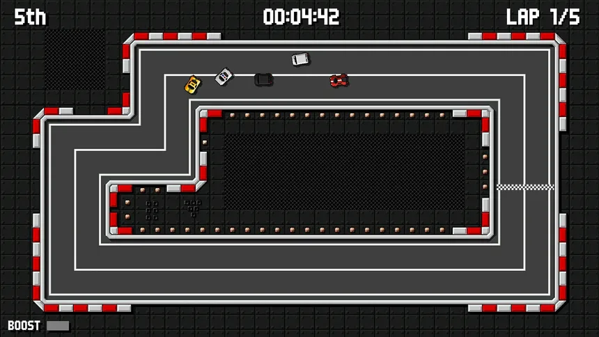 Скриншот 2 к игре Retro Pixel Racers