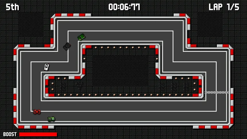 Скриншот 4 к игре Retro Pixel Racers