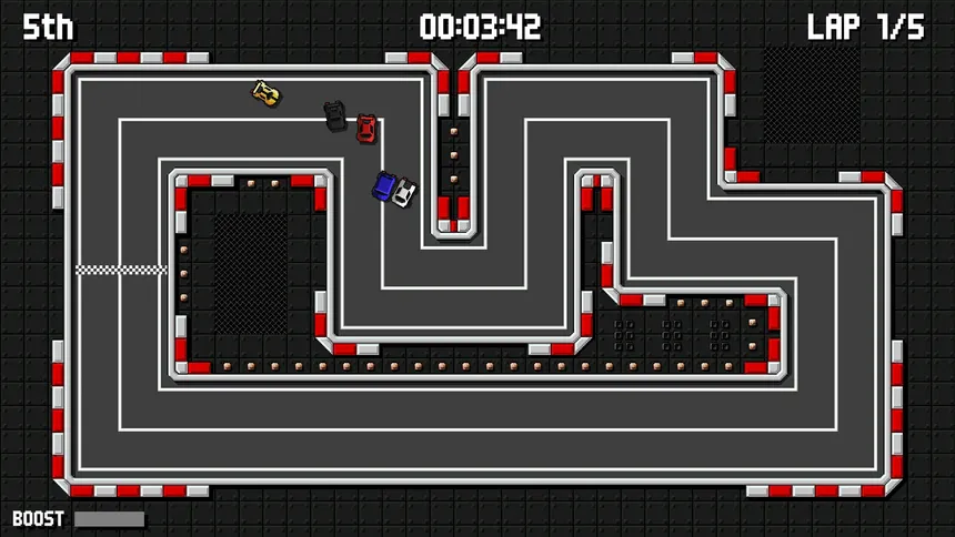 Скриншот 8 к игре Retro Pixel Racers