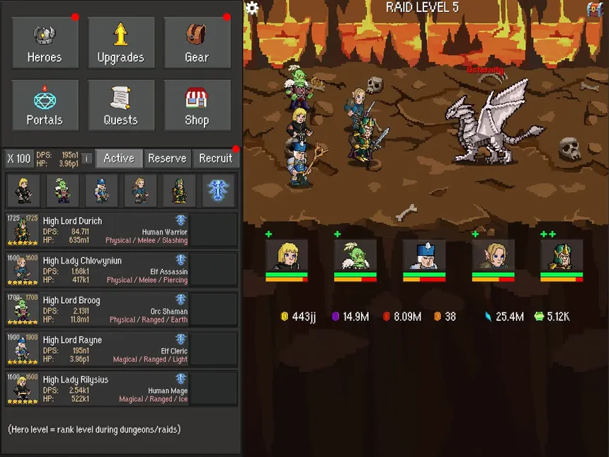 Скриншот 2 к игре Idle Guardians