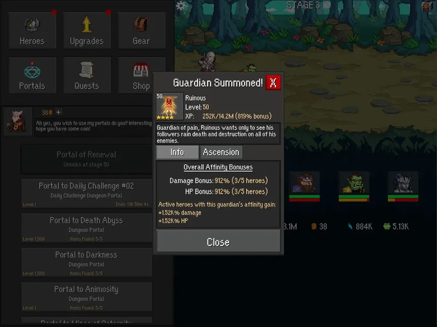 Скриншот 7 к игре Idle Guardians