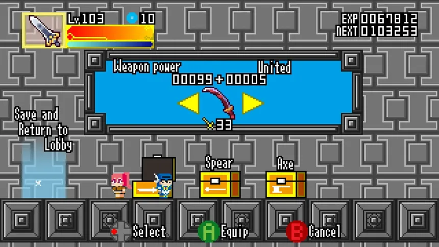 Скриншот 2 к игре Square Weapons Dungeon