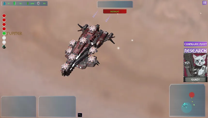 Скриншот 3 к игре Grimalkin: Solar Defense Force