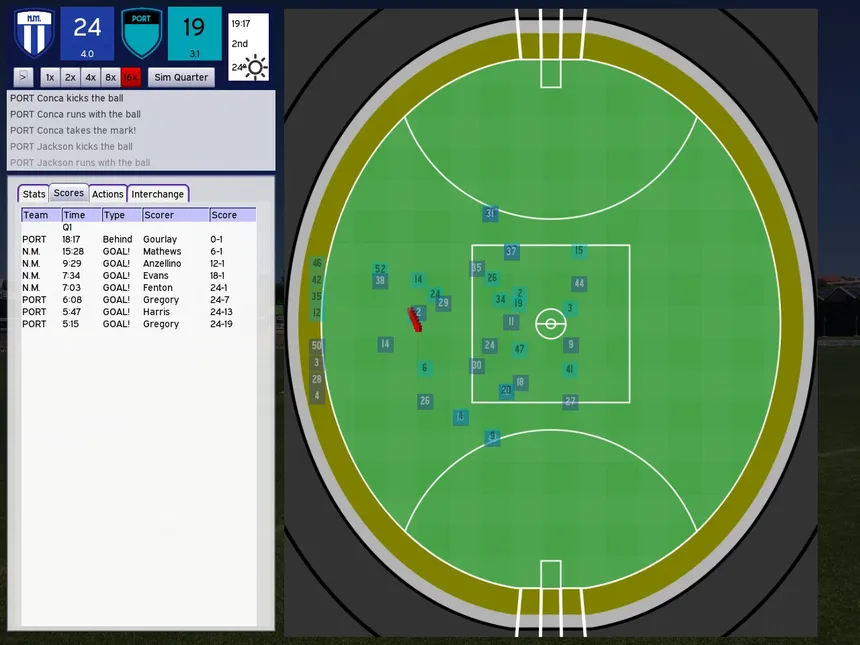 Скриншот 1 к игре Australian Football Coach 2020