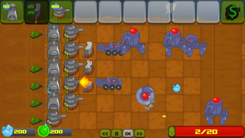 Скриншот 7 к игре Martians Vs Robots