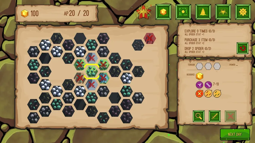 Скриншот 2 к игре 打豹虎 Spider Derby