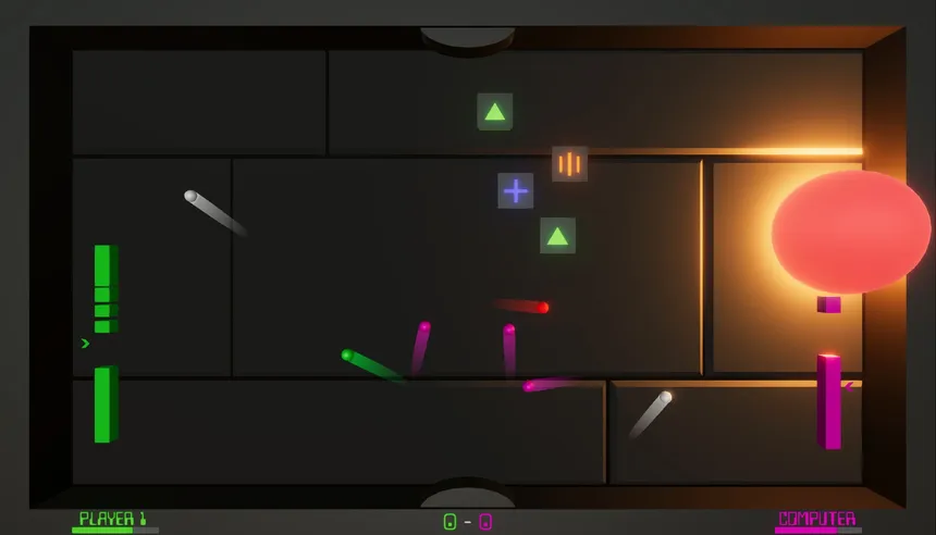 Скриншот 1 к игре Laser Paddles