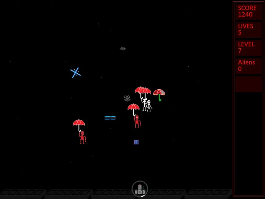 Скриншот 2 к игре Aliens and Umbrellas