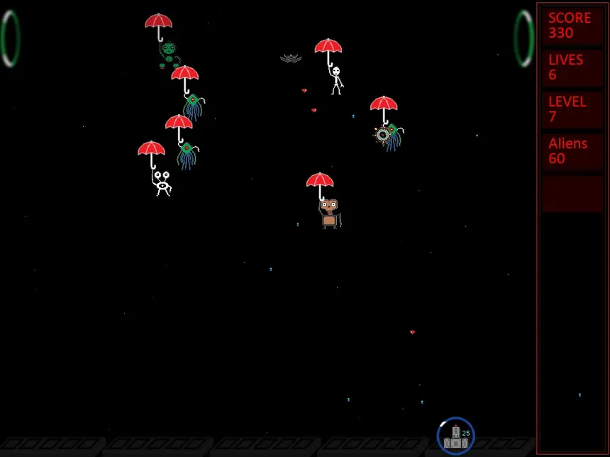 Скриншот 5 к игре Aliens and Umbrellas