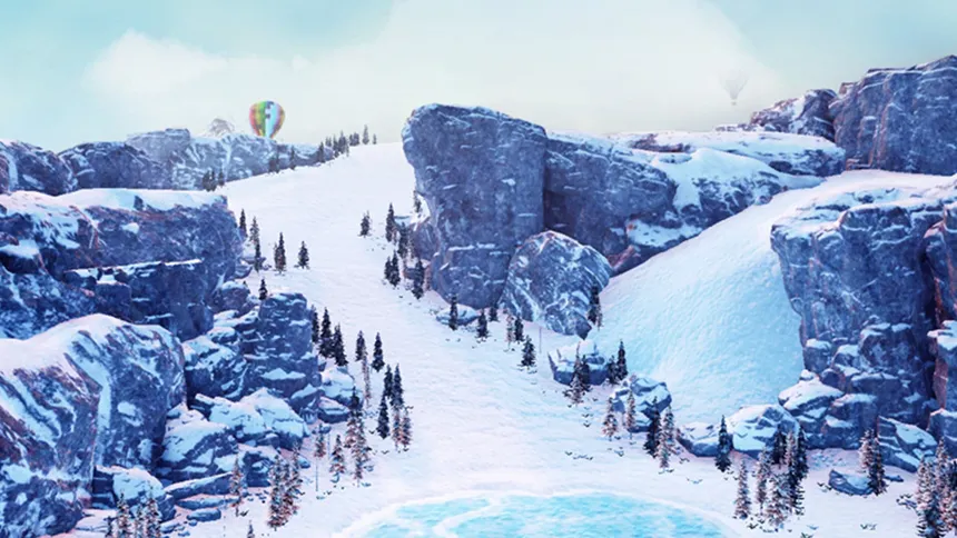 Скриншот 2 к игре Fancy Skiing: Speed