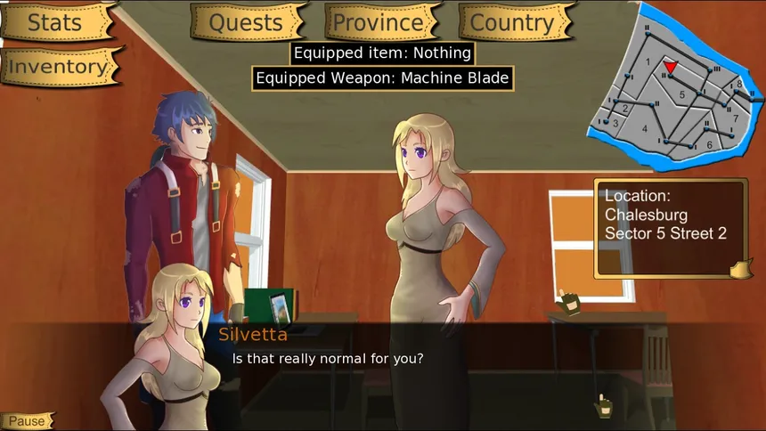 Скриншот 3 к игре Niara: Rebellion Of the King Visual Novel RPG