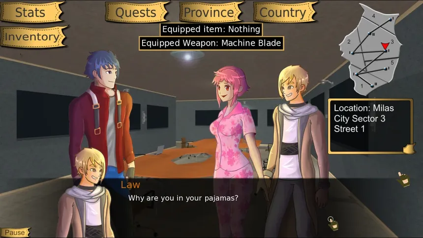 Скриншот 5 к игре Niara: Rebellion Of the King Visual Novel RPG