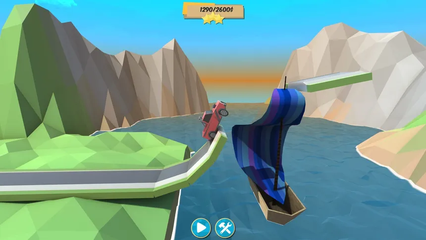 Скриншот 2 к игре Bridge Builder Racer
