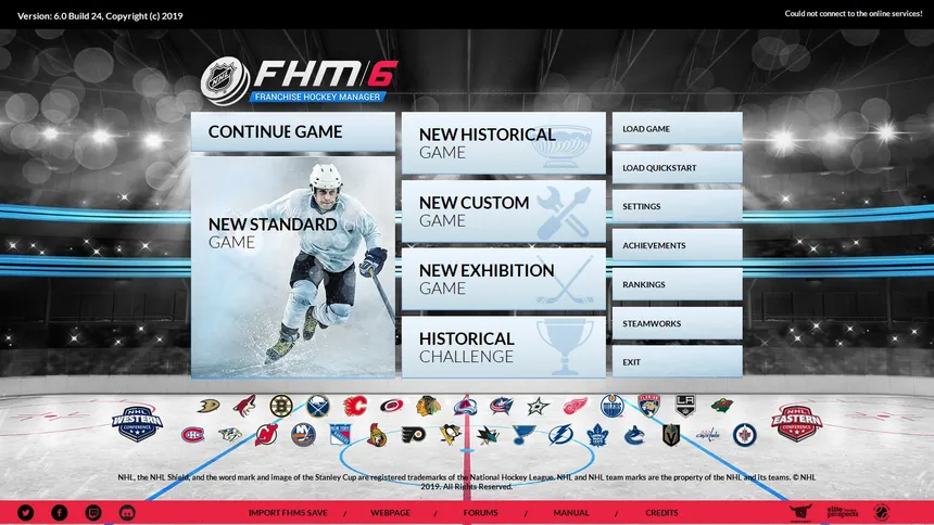 Скриншот 1 к игре Franchise Hockey Manager 6