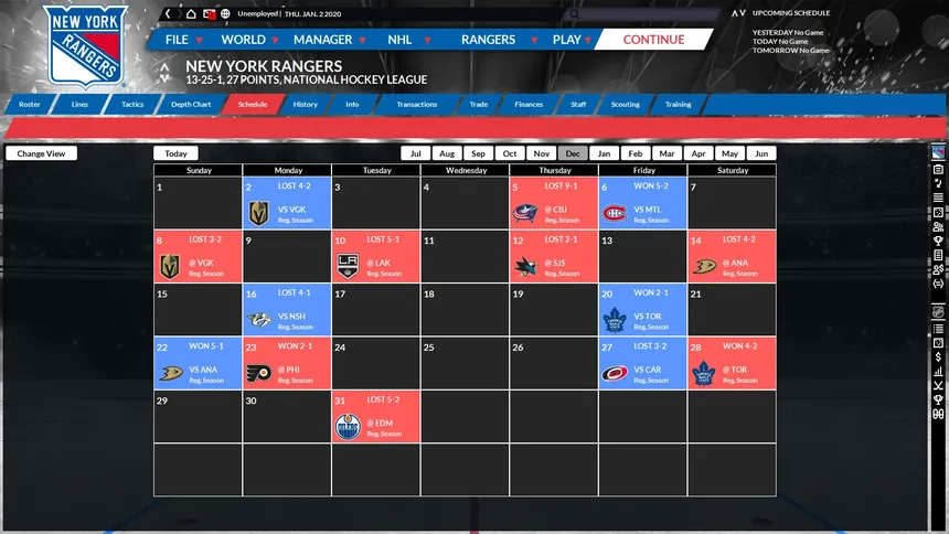 Скриншот 2 к игре Franchise Hockey Manager 6