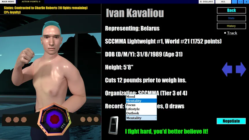 Скриншот 3 к игре MMA Executive
